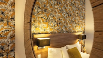 Minibar, desk, blackout curtains, soundproofing