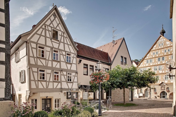 Fassade der Unterkunft