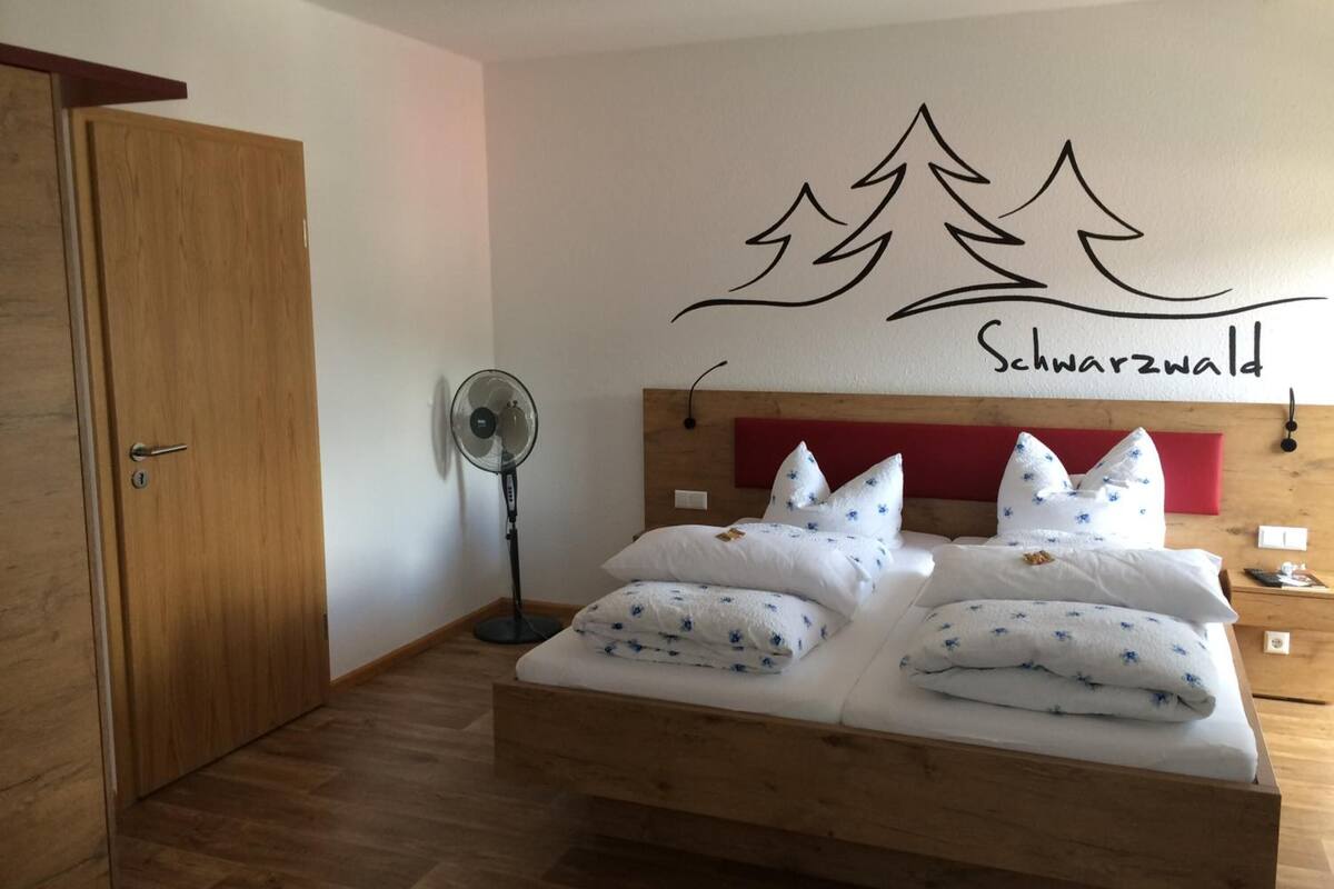 hypo-allergenic bedding, individually furnished, desk, blackout curtains