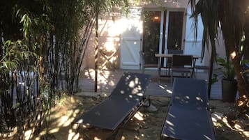 Chambre Triple, terrasse (Bambou) | Vue de la chambre