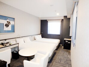 豪華雙床房, 非吸煙房 | 客房內保險箱、遮光布/窗簾、免費無線上網、床單