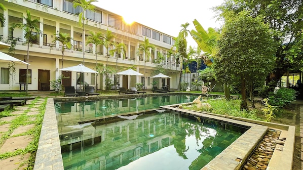 Façade de l’hébergement