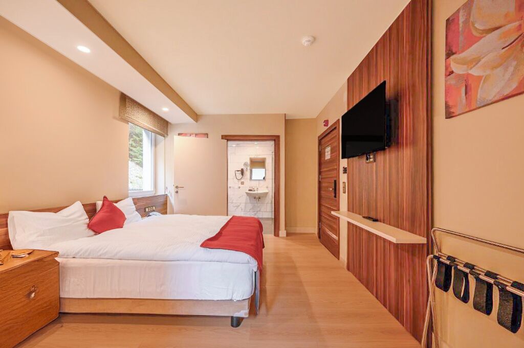 Phòng tiện nghi đơn giản | Bộ đồ giường kháng dị ứng, minibar, két bảo mật tại phòng, bàn 