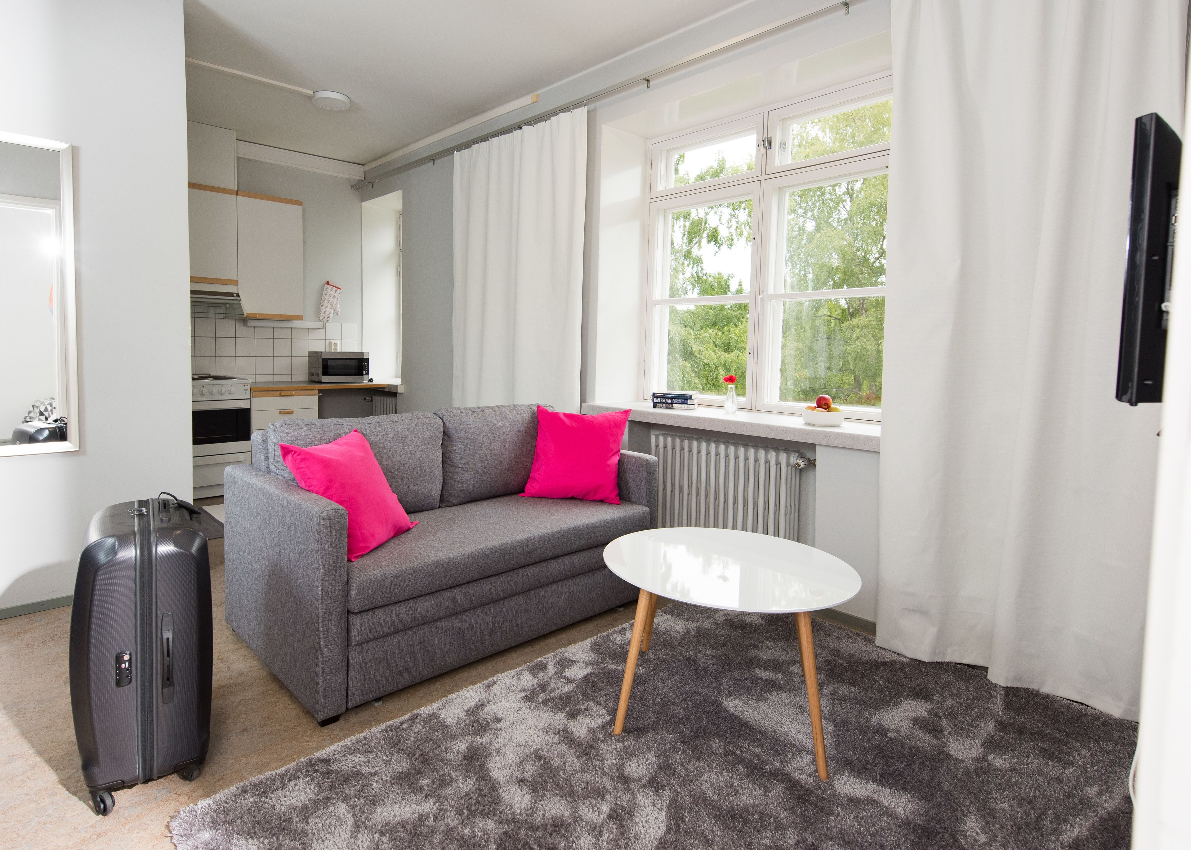 Comfort-huoneisto, 1 makuuhuone | Silitysrauta/-lauta, ilmainen Wi-Fi