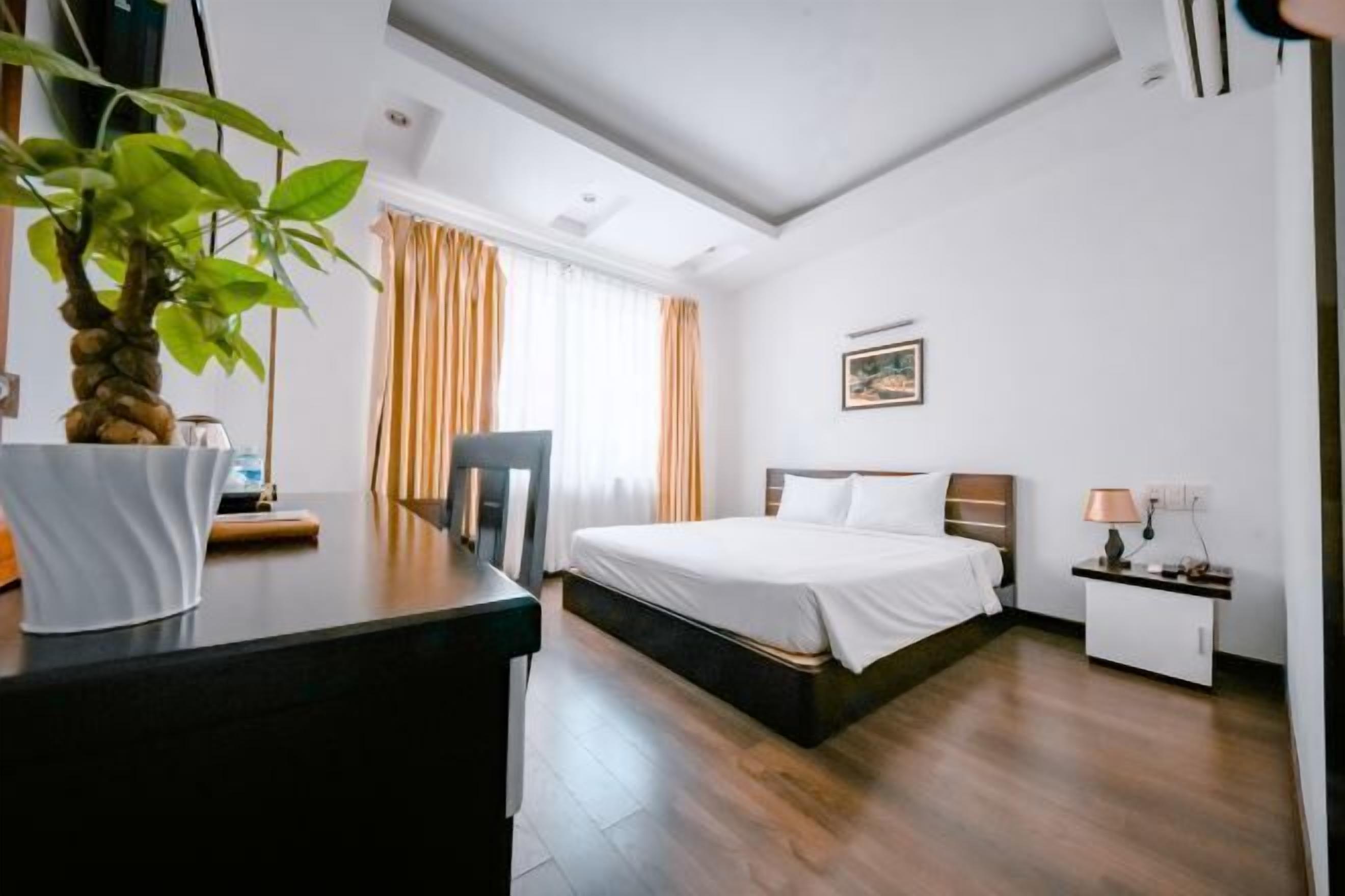 Literie hypoallergénique, couette en duvet d'oie, minibar