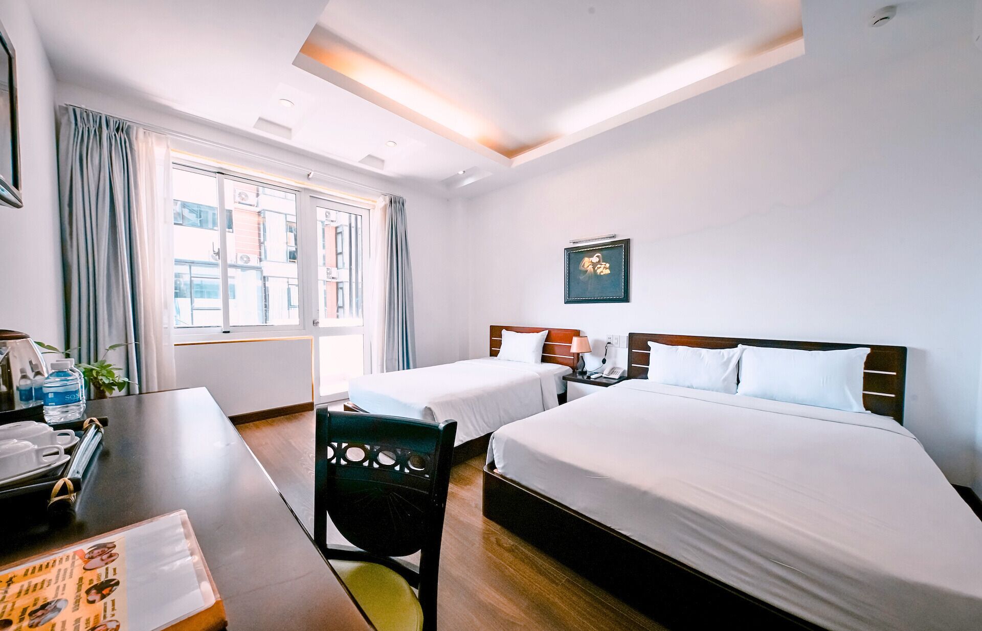 Chambre Triple Deluxe, balcon, vue ville