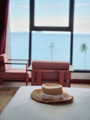 Premier Double or Twin Room, Ocean View | Terrace/patio - Happy Light Central Nha Trang (Nha Trang)
