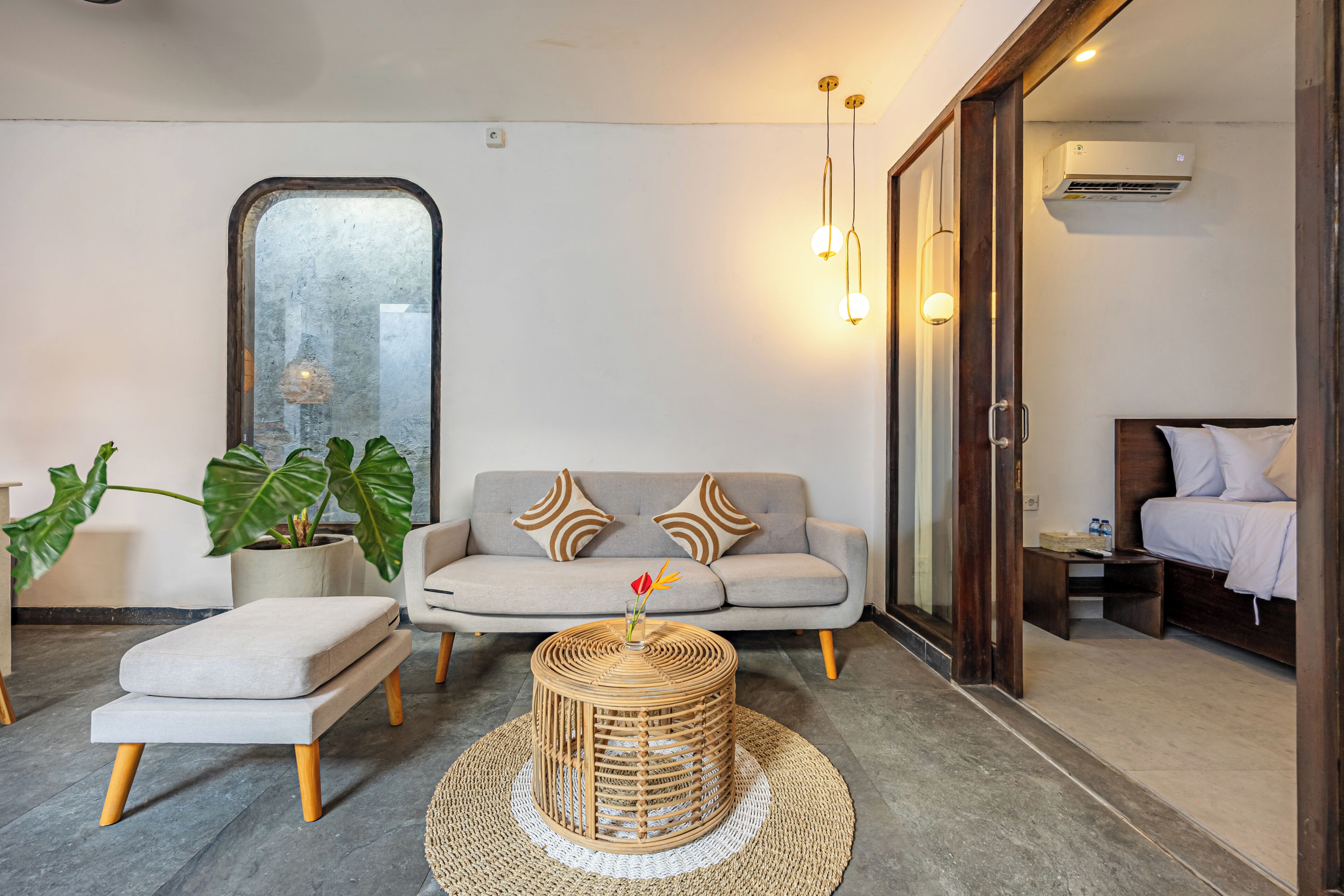 Room (One-Bedroom Villa) | Ruang tamu | TV skrin rata 