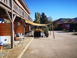 Fachada de la propiedad