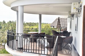 Junior Room, Sea View | Terrace/patio - Sea Crest Hotel (Kiwengwa)