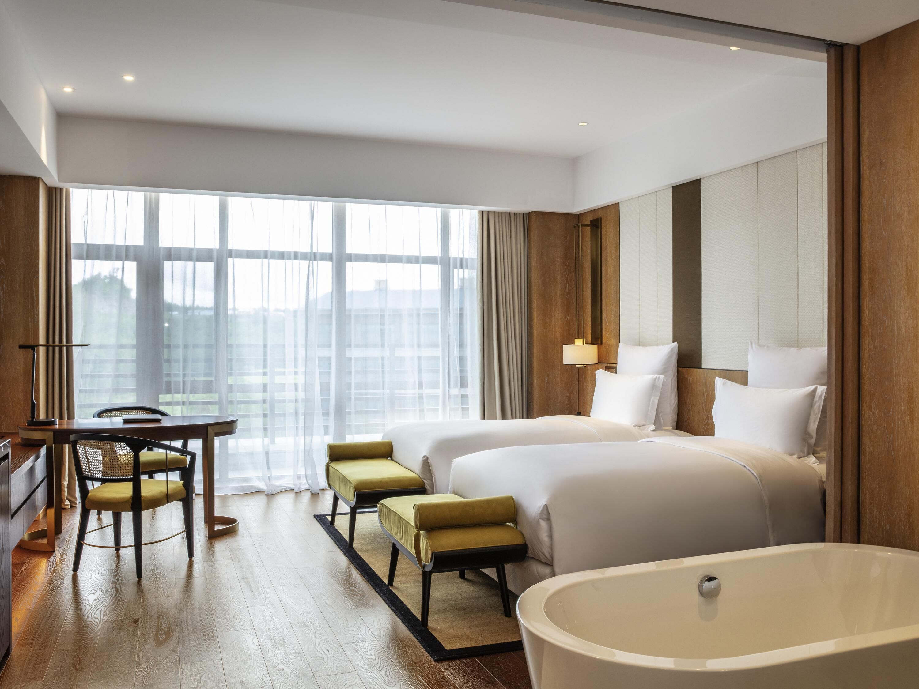 Superior Room, 2 Twin Beds, Balcony | Premium bedding, down comforters, pillowtop beds, minibar