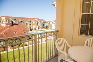 Family Condo, Kitchen, Garden Area | Balcony view