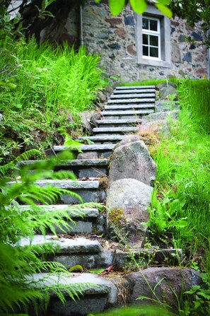 Blick von der Unterkunft