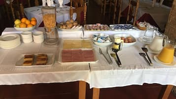 Daily buffet breakfast (EUR 12 per person)