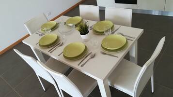 Apartment, 2 Bedrooms | Private kitchen | Full-size fridge, oven, stovetop, electric kettle