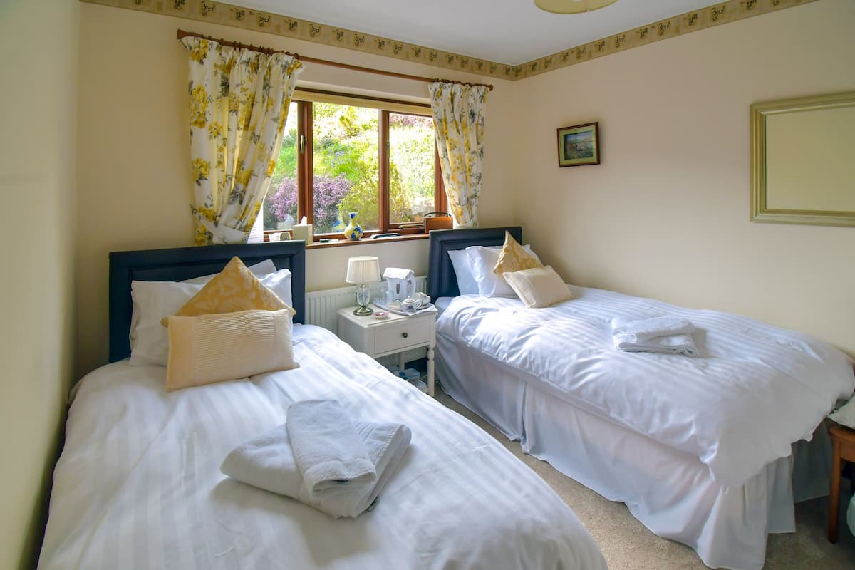 Twin Room (Private Bathroom) | Egyptian cotton sheets, premium bedding, memory foam beds