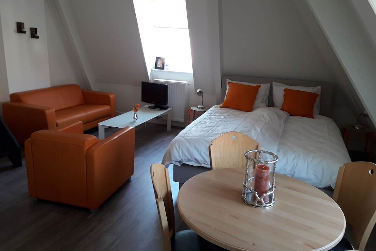 Superior appartement, meerdere bedden, niet-roken | 1 slaapkamer, geluiddichte muren, gratis wifi, beddengoed