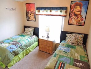 Habitación con temática infantil