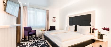 Quarto casal superior | 1 quarto, cofres nos quartos, cortinas blackout, quartos à prova de som