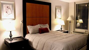 Desk, free WiFi, bed sheets, wheelchair access