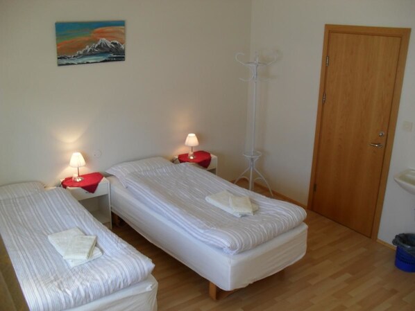 Double or Twin Room, Shared Bathroom | Blackout drapes, free WiFi, bed sheets