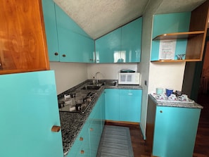 Classic Apartment, 1 Bedroom | Private kitchenette | Full-size fridge, microwave, stovetop, dishwasher