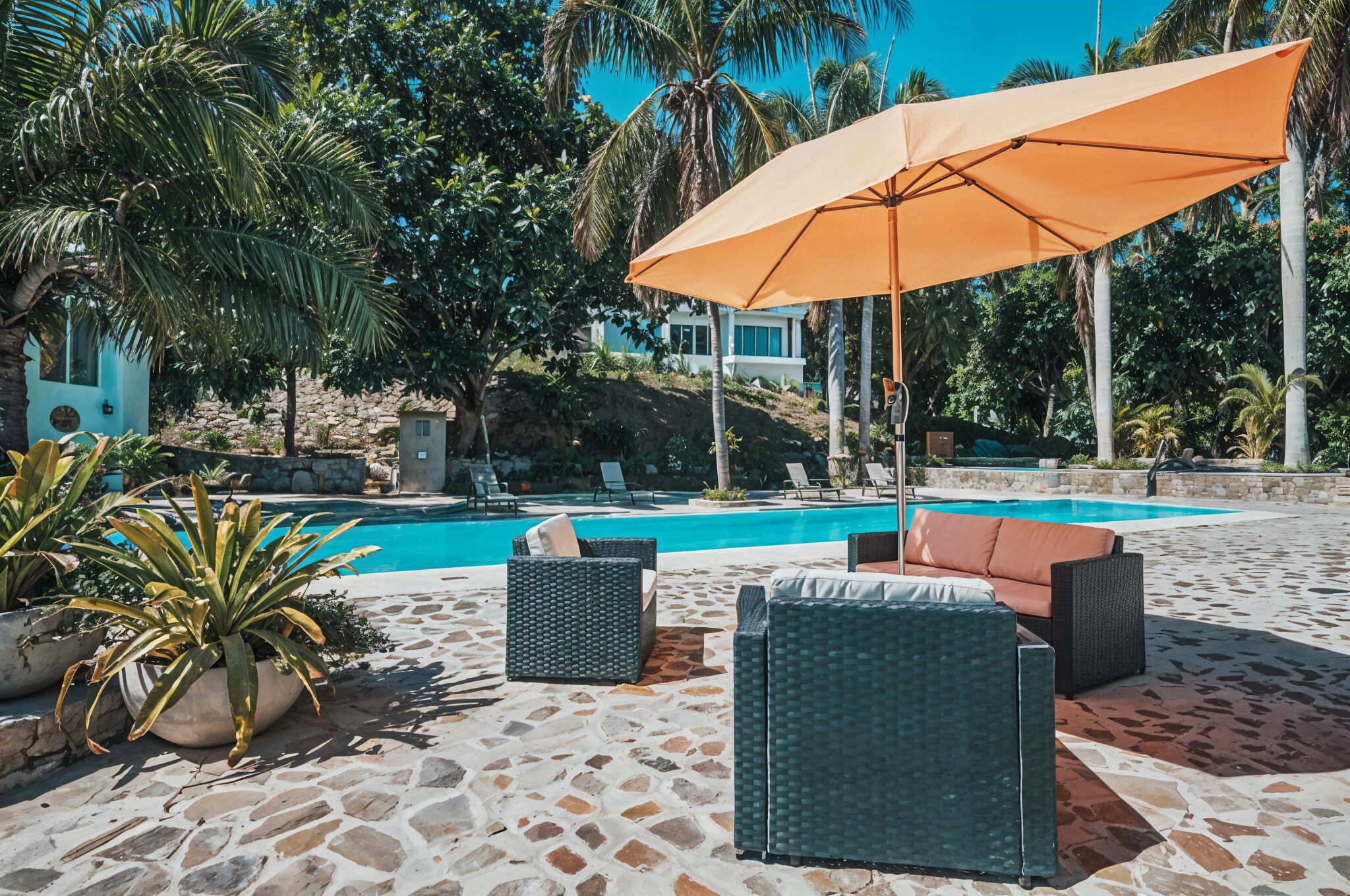 Alberca al aire libre 