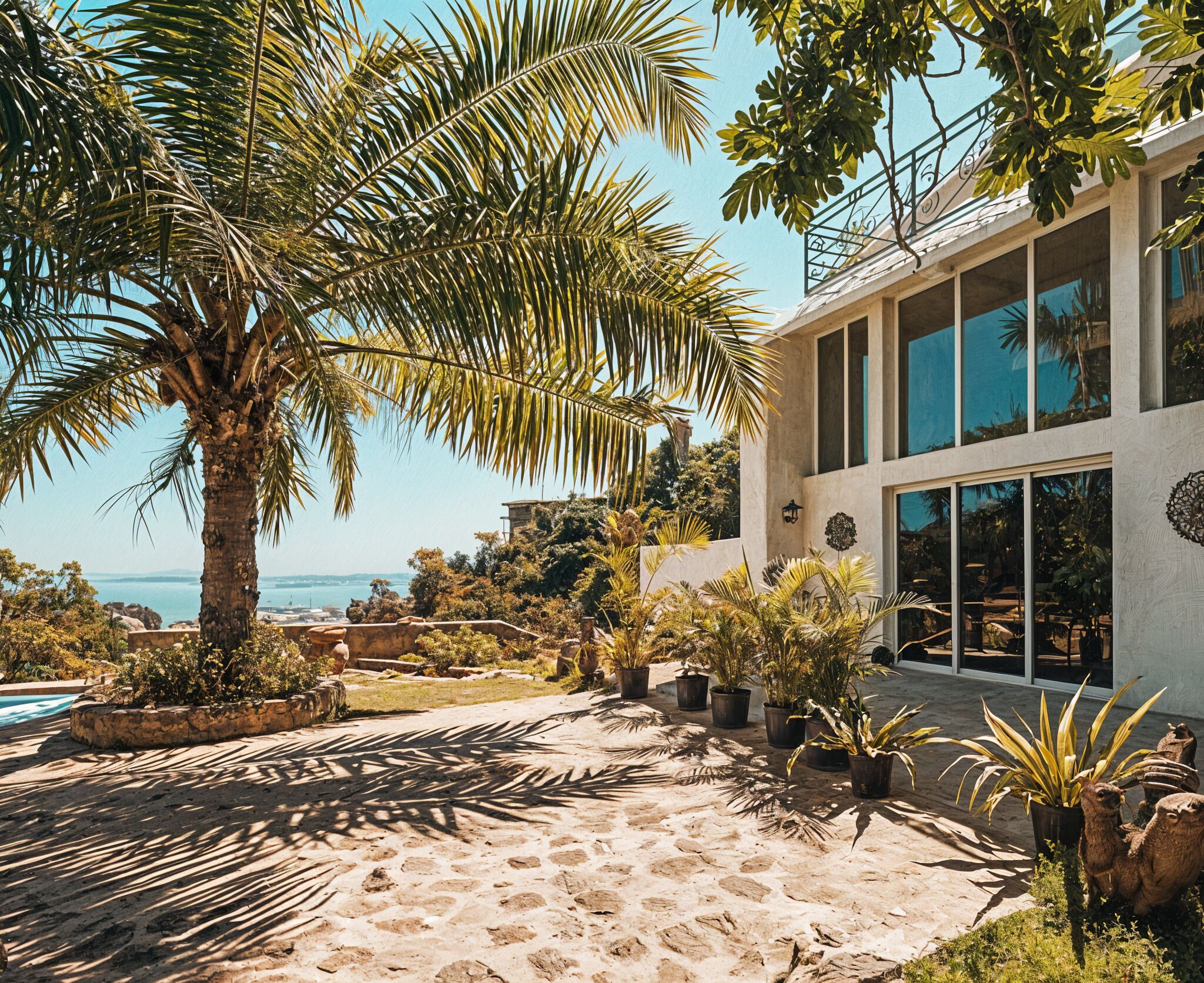 Majoituspaikan julkisivu