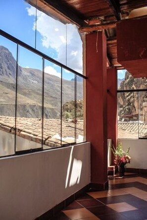 Triple Room, 3 Twin Beds | View from room - Kuychipunku Hostal (Ollantaytambo)