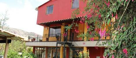 Voorkant van accommodatie