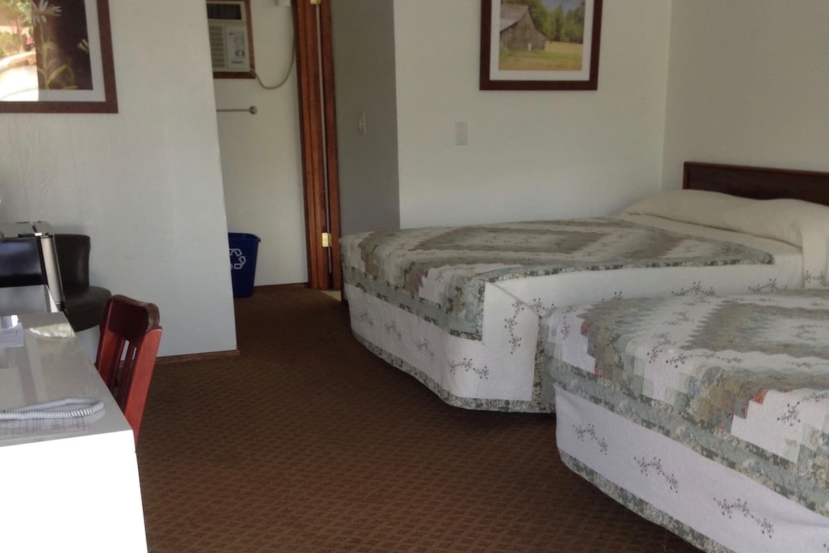 Standard Double Room, 2 Queen Beds, Non Smoking | Living area | 29-inch LCD TV with cable channels, TV