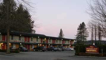 Front of property – evening/night