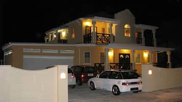 Front of property – evening/night