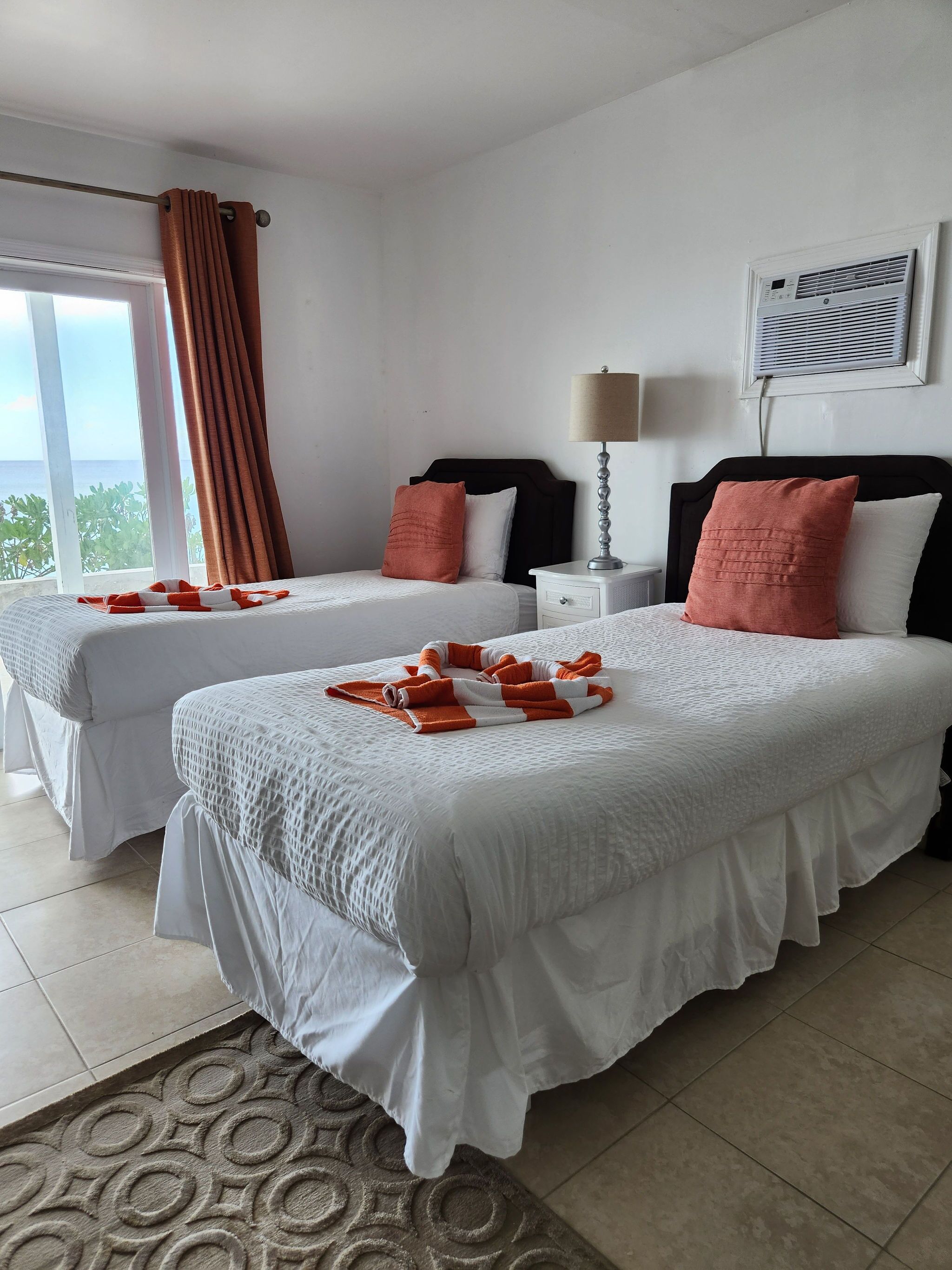 標準雙人或雙床房, 非吸煙房, 海景 | 埃及棉床單、羽絨被、獨特設計、獨特裝修