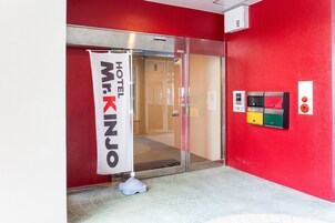 Overnatningsstedets indgangsparti