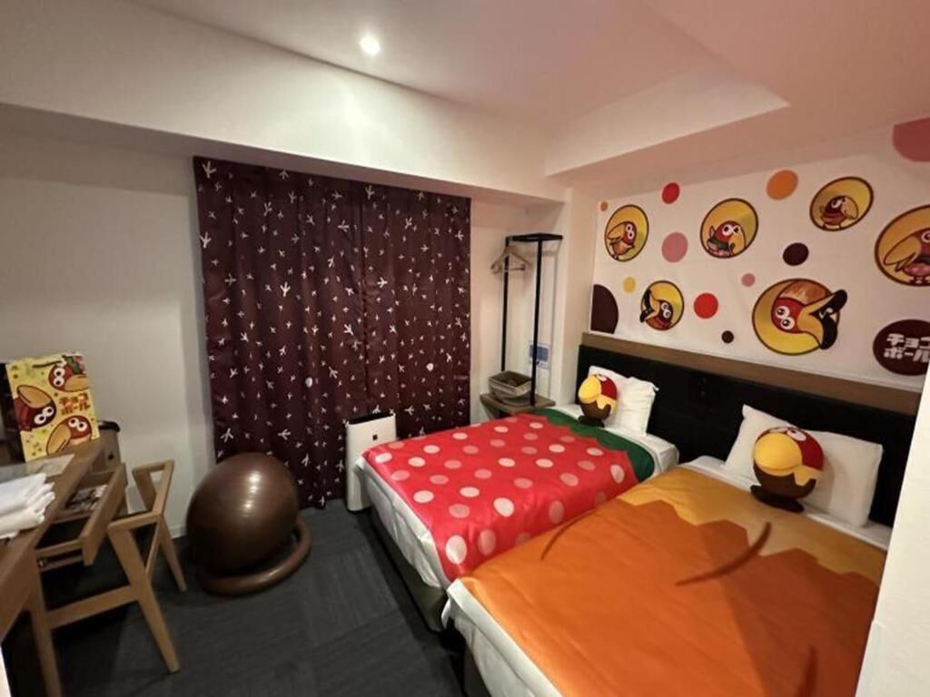 Kamar Twin | Brankas, meja kerja, kedap suara, dan Wi-Fi gratis