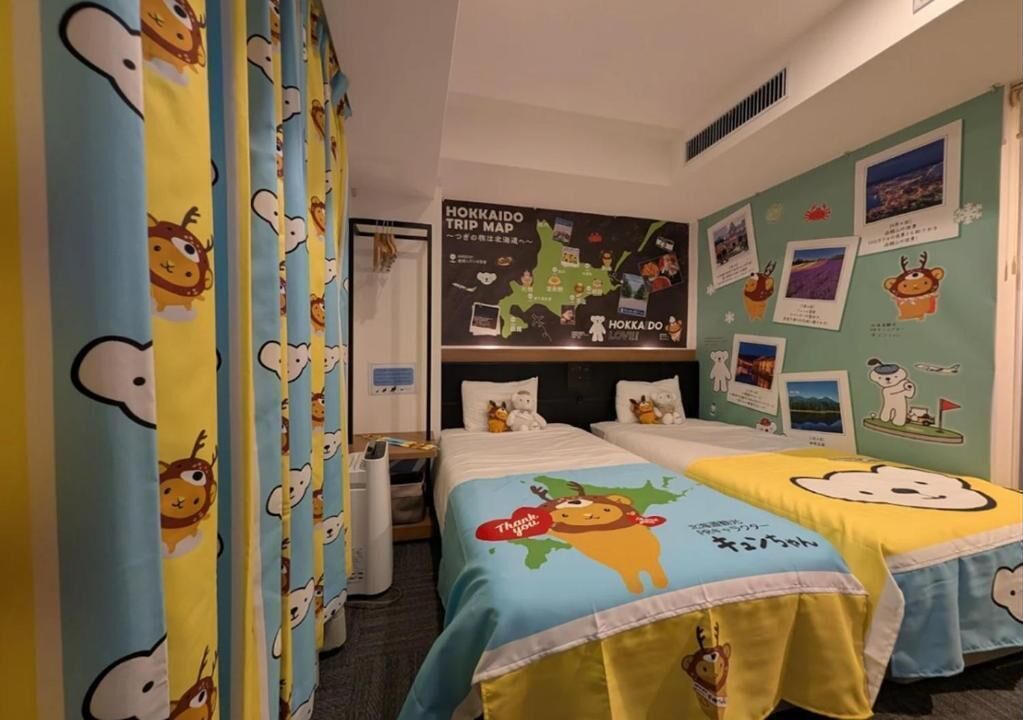 Kamar Twin | Brankas, meja kerja, kedap suara, dan Wi-Fi gratis