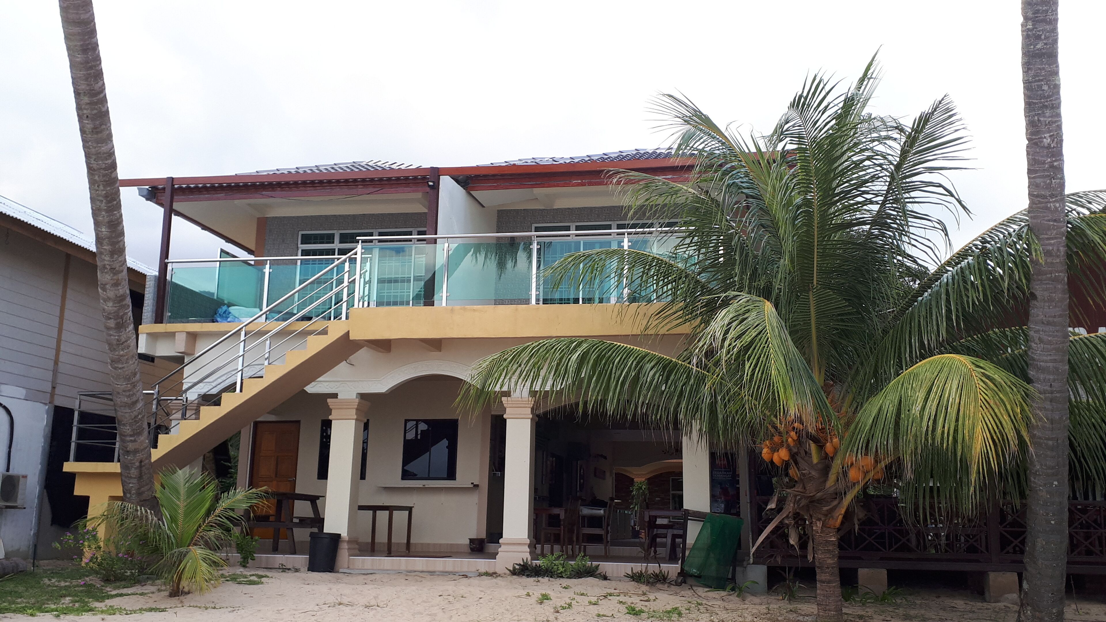 Voorkant van accommodatie