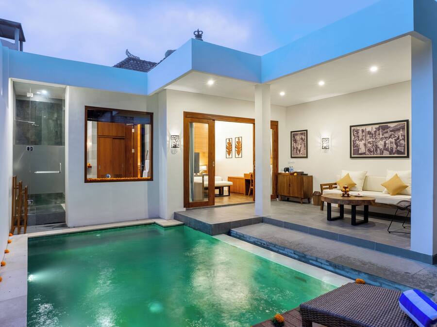 Deluxe Villa, 1 Bedroom, Private Pool | Terrace/patio