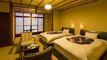 XXXWestern Style Room For 2 People with Private Partially Open-air Bath | In-room safe, free WiFi