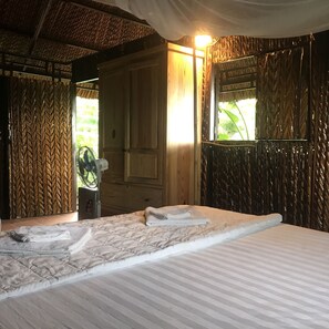 Deluxe Quadruple Room, Private Bathroom, River View | Desk, free WiFi, bed sheets