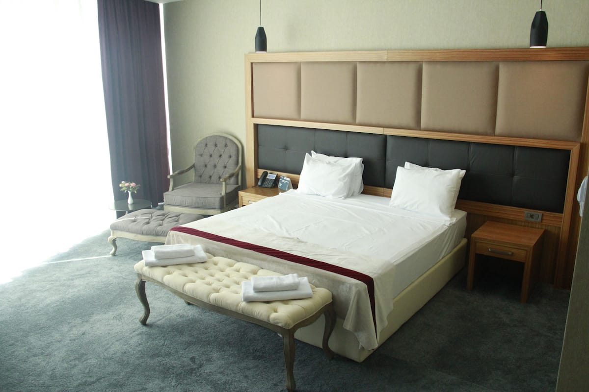 Standard Double Room, City View | Premium bedding, individually furnished, desk, blackout drapes