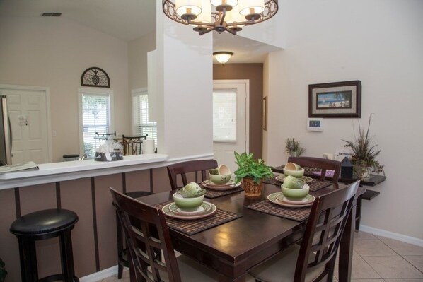 Family Villa, Private Pool, Garden Area | Family dining