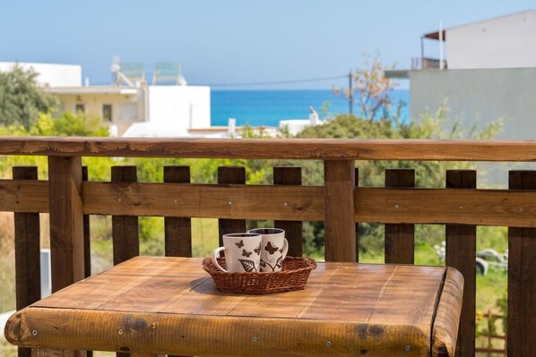 Deluxe Double Room | Terrace/patio - Christos Studios (Rhodes)