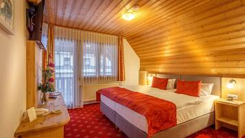 Premium Double Room, Balcony, Garden View | Individually furnished, desk, laptop workspace, blackout drapes