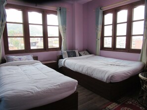Individually furnished, desk, rollaway beds, free WiFi