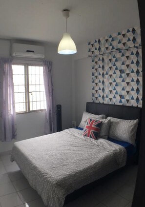 Apartemen, 3 kamar tidur, Bebas Asap Rokok | 3 kamar tidur, meja kerja, setrika/meja setrika, dan Wi-Fi gratis