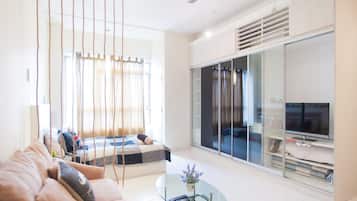 Estúdio, para não fumantes | Área de estar | TV