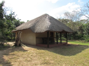 Chalet estándar, vistas al jardín | Decoración individual, mobiliario individual, cortinas opacas