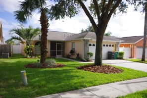 Family Villa, Hot Tub, Garden Area | Garden view